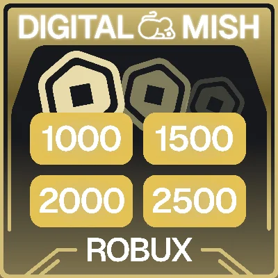Roblox Roblox 1000-3000 robux (any region)🐭