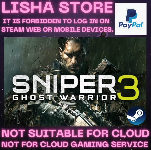 Sniper Ghost Warrior 3 Steam Offline For 90 days
