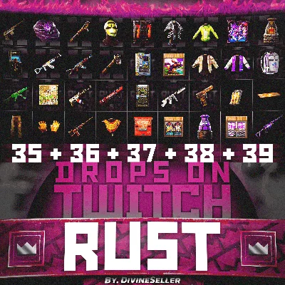 💎RUST│TWITCH DROPS│ROUND 35+36+37+38│53 SKINS