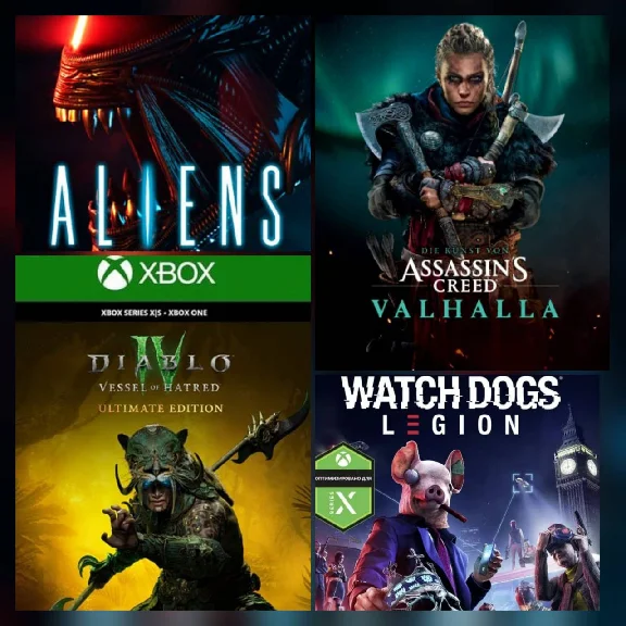 DIABLO IV Vessel of Hatred ! 4 ИГРЫ ! XBOX ACCOUNT