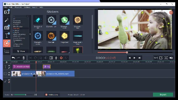 ⭐ Movavi Video Editor Plus 2020 - Cinematic Set Effects