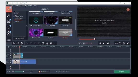 ⭐ Movavi Video Editor Plus 2020 Effects - VHS Intro Pac