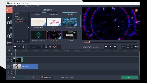 ⭐ Movavi Video Editor Plus 2020 Effects - VHS Intro Pac