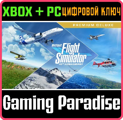MICROSOFT FLIGHT SIMULATOR PREMIUM DELUXE 40TH ANNIVERS