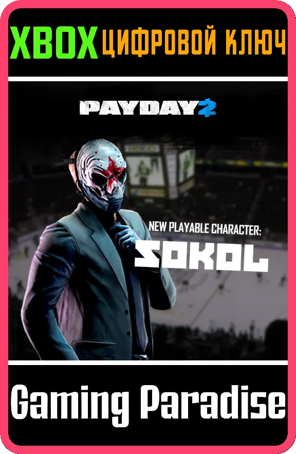 ❗PAYDAY 2: CRIMEWAVE EDITION - The Sokol Character XBOX