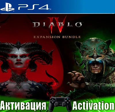 🎮Diablo IV + Vessel of Hatred (PS4/RUS) Активация✅