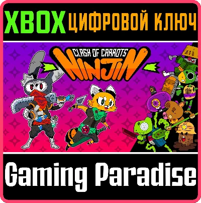 ❗NINJIN: CLASH OF CARROTS❗XBOX ONE/X|S🔑KEY❗