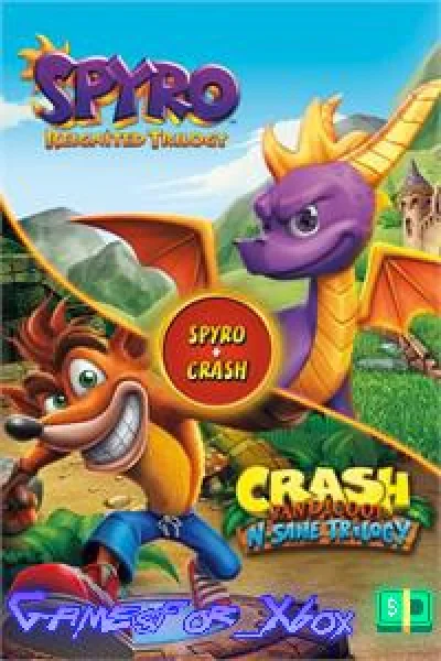 ☀️Spyro™ + Crash Remastered Game Bundle XBOX💵
