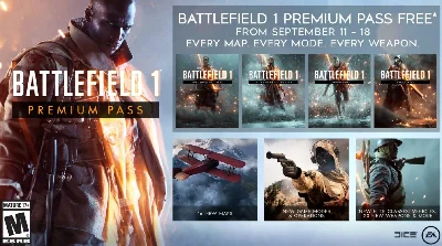 battlefield 1 revolution - premium pass  PC EA app 👑♘
