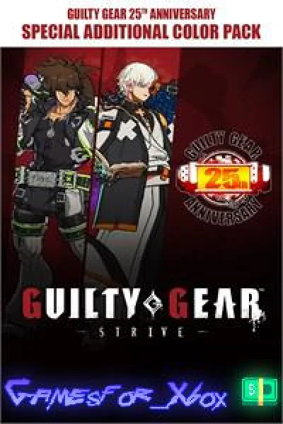 ☀️GGST Guilty Gear 25th Anniversary Colors XBOX💵DLC