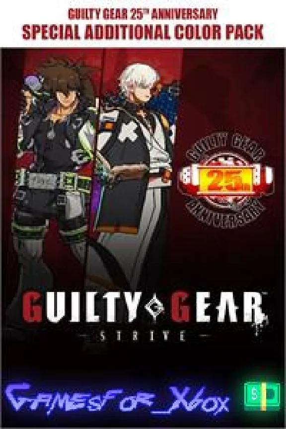 ☀️GGST Guilty Gear 25th Anniversary Colors XBOX💵DLC