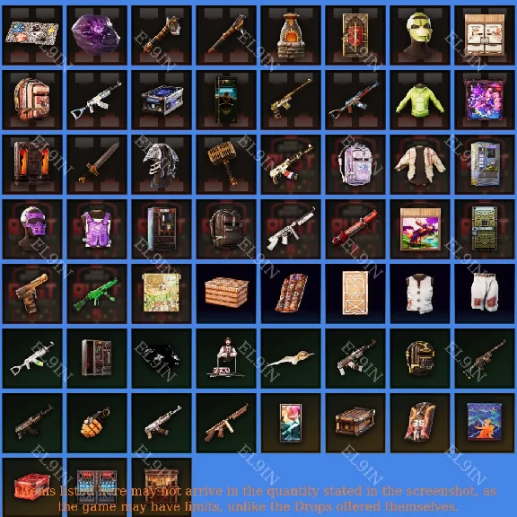 🥇Rust🥇Twitch Drops🔥59 items + 🎁