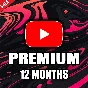 12-Months YouTube Premium (Individual) on Your Account