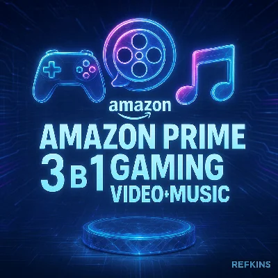 AMAZON PRIME GAMING+VIDEO+MUSIC All Games ALL LOOT