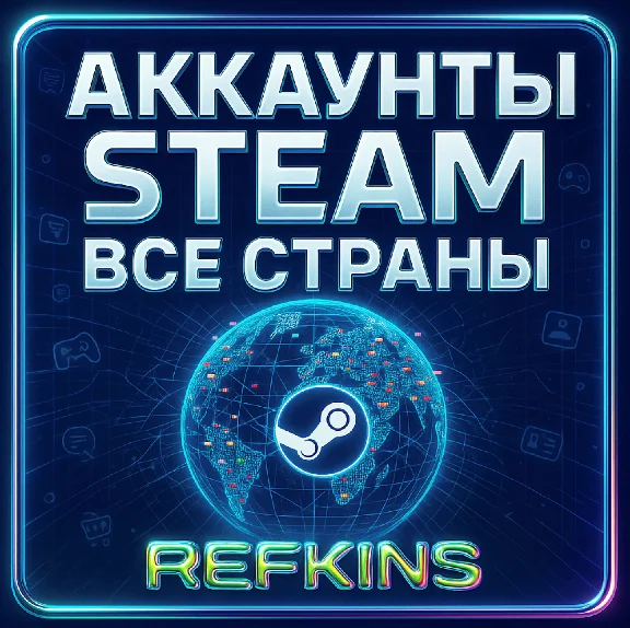 STEAM ACCOUNT NEW | TURKEY UKRAINE EU USA INDIA 0% FEE