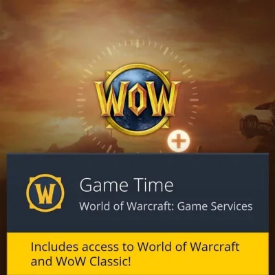 World of Warcraft 60 days Time Card +Classic  USA/NA 🔴