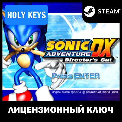 🔥Sonic Adventure DX STEAM КЛЮЧ🔑 🌎РФ-МИР + Бонус 🎁