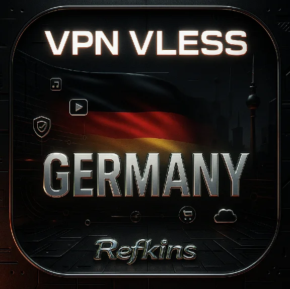 VPN VLESS ГЕРМАНИЯ ЛИЧНЫЙ | АВТОВЫДАЧА 24/7 | СБП 0%