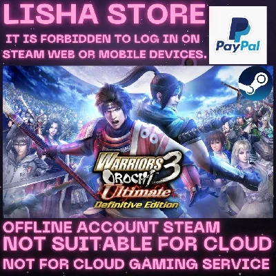 WARRIORS OROCHI 3 Ultimate Definitive Edition Paypal