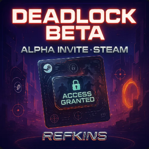 DEADLOCK BETA•ALPHA INVITE STEAM | 0% FEE