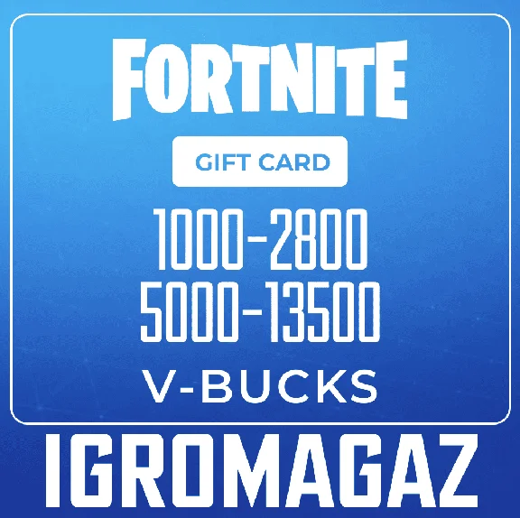 Карта Fortnite–1000-2800-5000-13500 V-Bucks🔵Epic Games