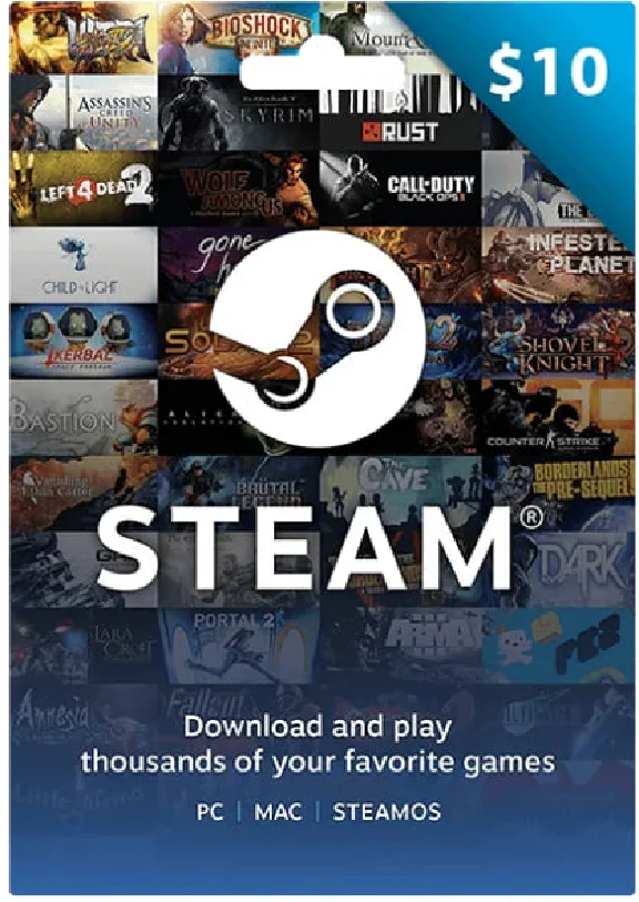 STEAM WALLET GIFT CARD 10$ USD + ТУРЦИЯ / АРГЕНТИНА