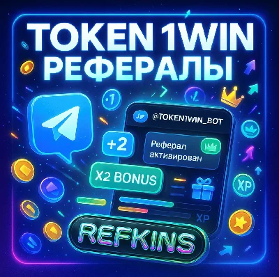 REFERRALS 1WIN • @TOKEN1WIN_BOT