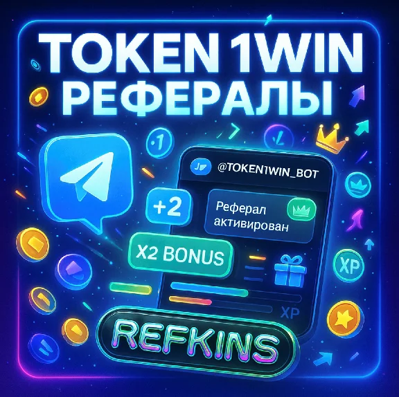 REFERRALS 1WIN • @TOKEN1WIN_BOT