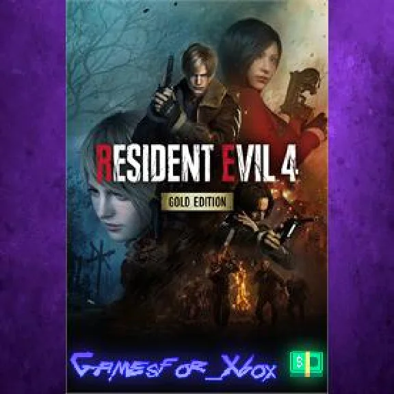 ☀️Resident Evil 4 Gold Edition XBOX💵