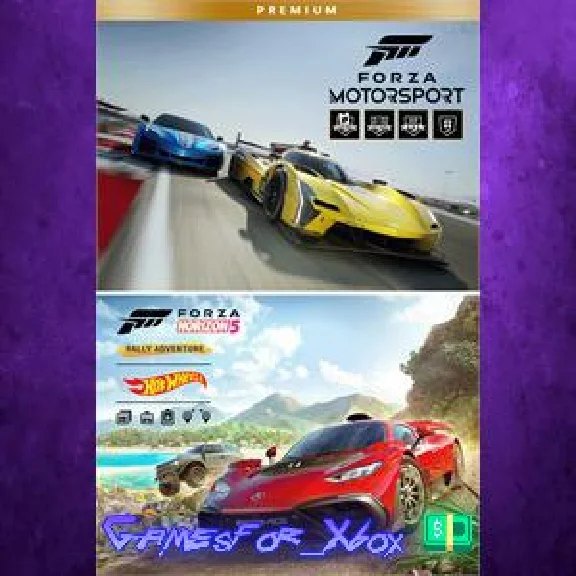 ☀️Forza Motorsport and Forza Horizon 5 Premium Edi XBOX