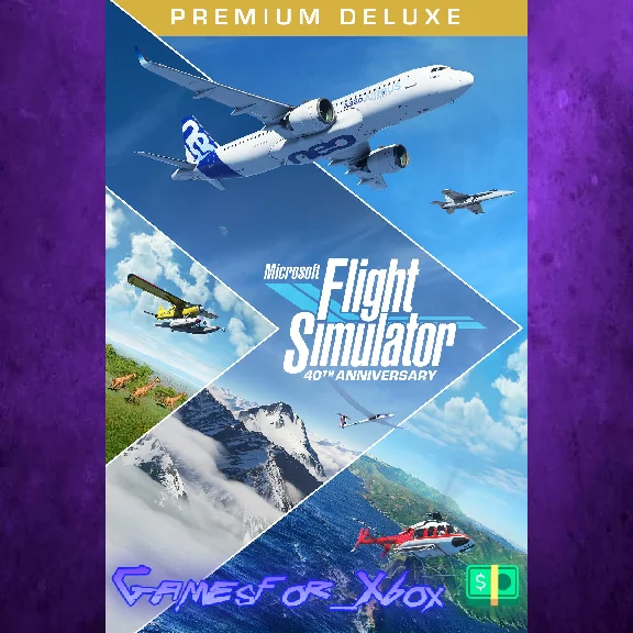 ☀️Microsoft Flight Simulator Premium Deluxe 40th A XBOX