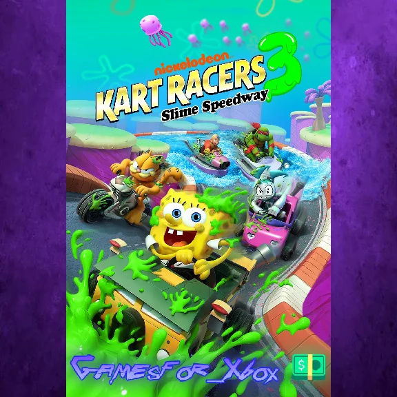 Nickelodeon Kart Racers 3 Slime Speedway XBOX