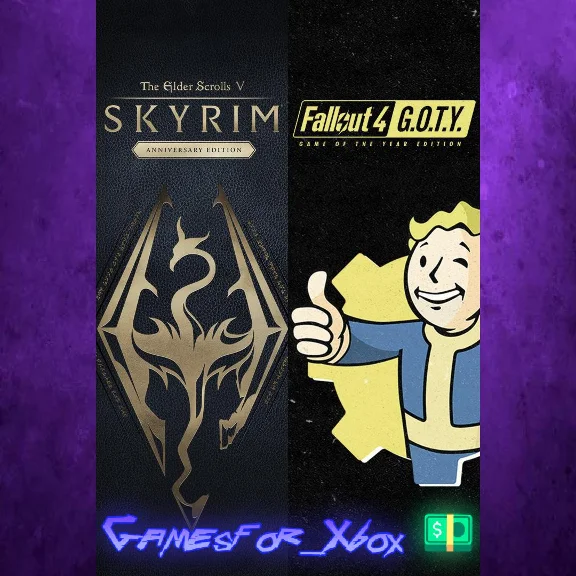 Skyrim Anniversary Edition + Fallout 4 G.O.T.Y Bundle X
