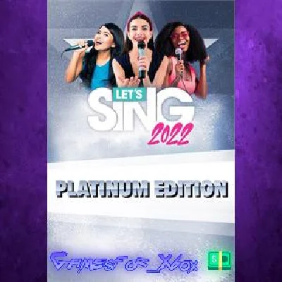 ☀️Let´s Sing 2022 Platinum Edition XBOX💵