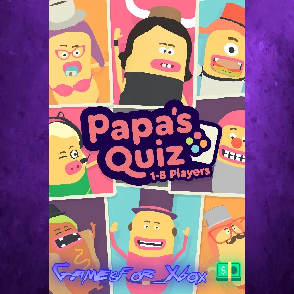 ☀️Papa´s Quiz XBOX💵