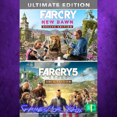 ☀️Far Cry® 5 Gold Edition + Far Cry ® New Dawn  XBOX💵