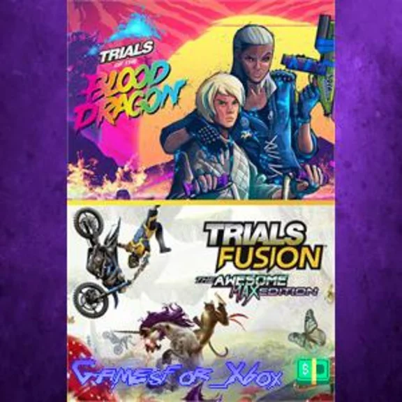 TRIALS OF THE BLOOD DRAGON + TRIALS FUSION AWESOME MAX