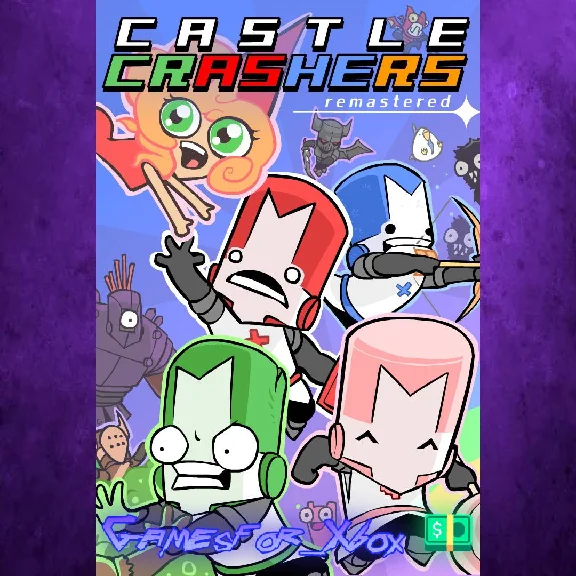 ☀️Castle Crashers Remastered XBOX💵