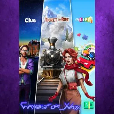Ticket to Ride, Clue and The Game of Life 2 - Classic B