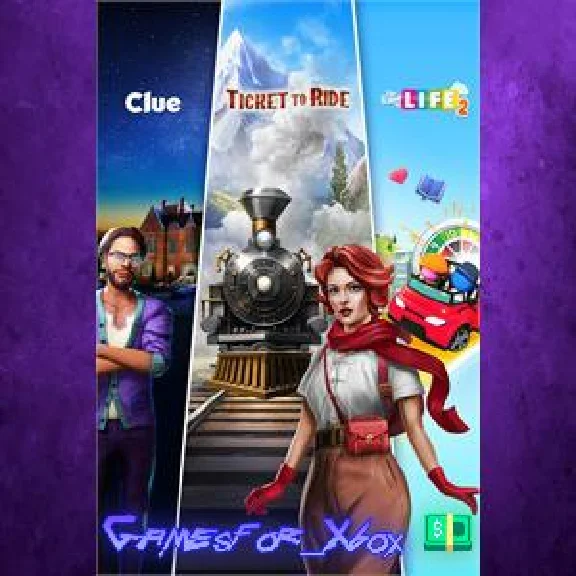 Ticket to Ride, Clue and The Game of Life 2 - Classic B