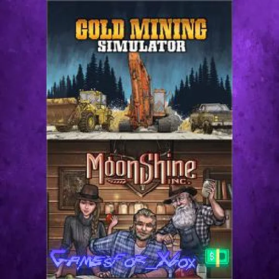 Gold & Spirits bundle Gold Mining Simulator & Moonshine