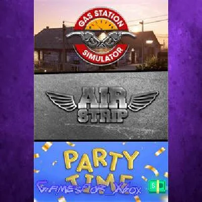 ☀️Gas Station Simulator, Airstrip DLC and Party XBOX💵