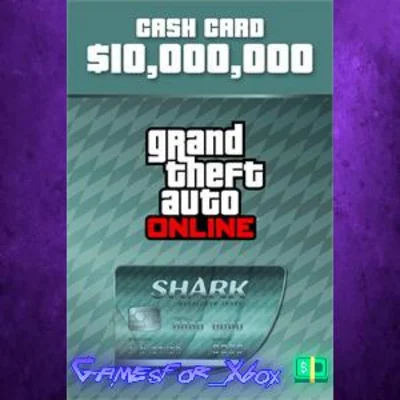 GTA Online Megalodon Shark Cash Card Xbox Series X|S XB