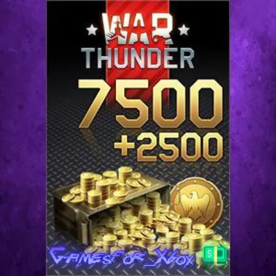 War Thunder - 7500 +2500 Bonus Golden Eagles XBOX DLC