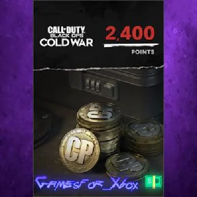 2,400 Call of Duty Black Ops Cold War Points XBOX DLC