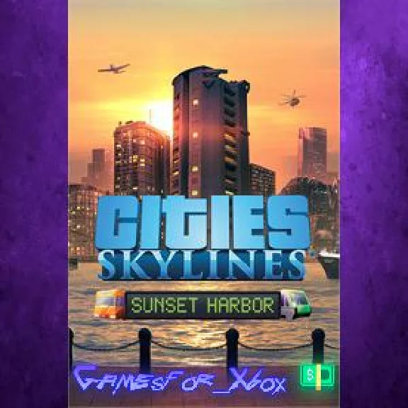 ☀️Cities: Skylines - Sunset Harbor XBOX💵DLC