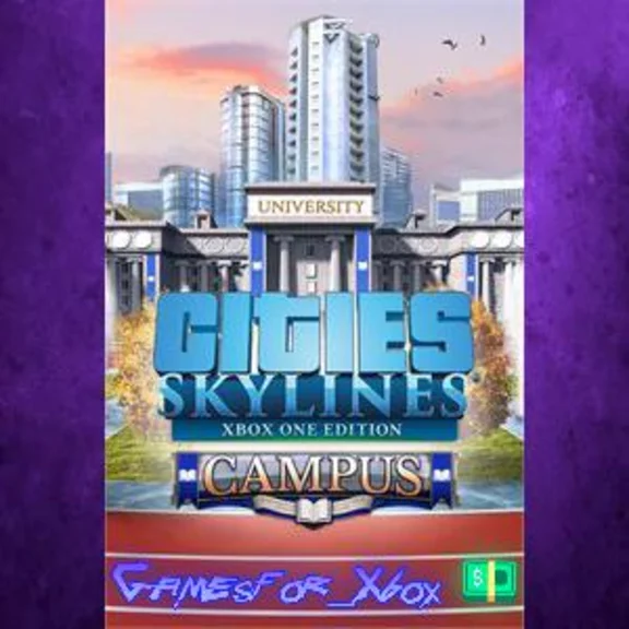 ☀️Cities Skylines - Campus XBOX DLC