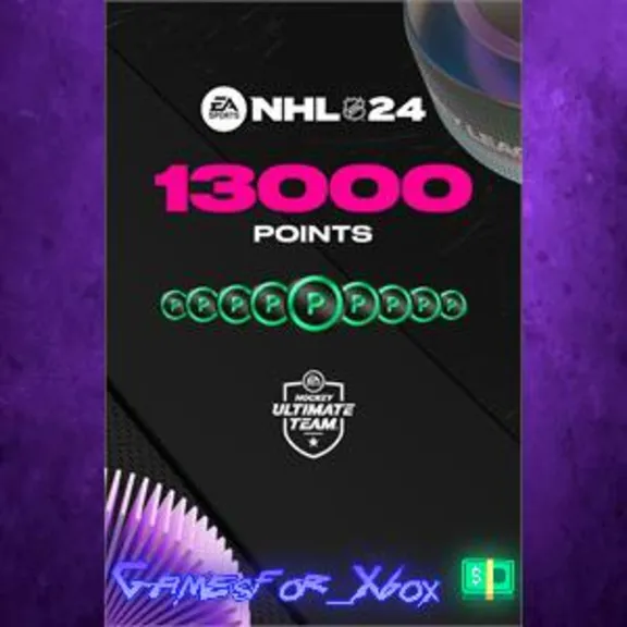 ☀️NHL 24 - NHL POINTS 10000 +3000 Bonus XBOX DLC