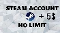 Steam Аккаунт No limit 5$❤️ SDA🌎Инструкция✉️