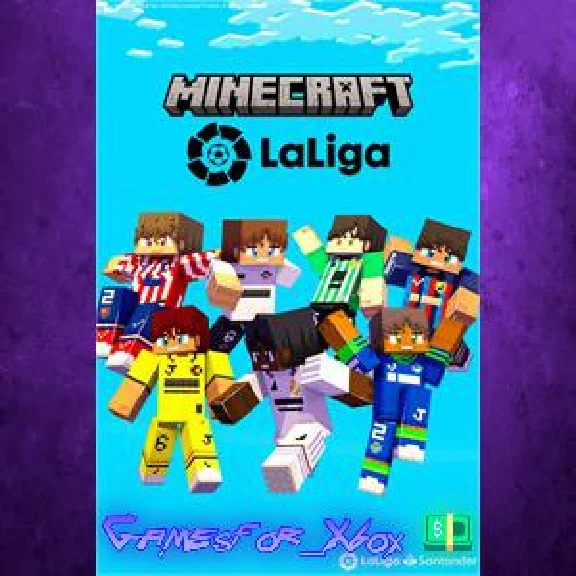 ☀️Minecraft LaLiga Skin Pack XBOX💵DLC
